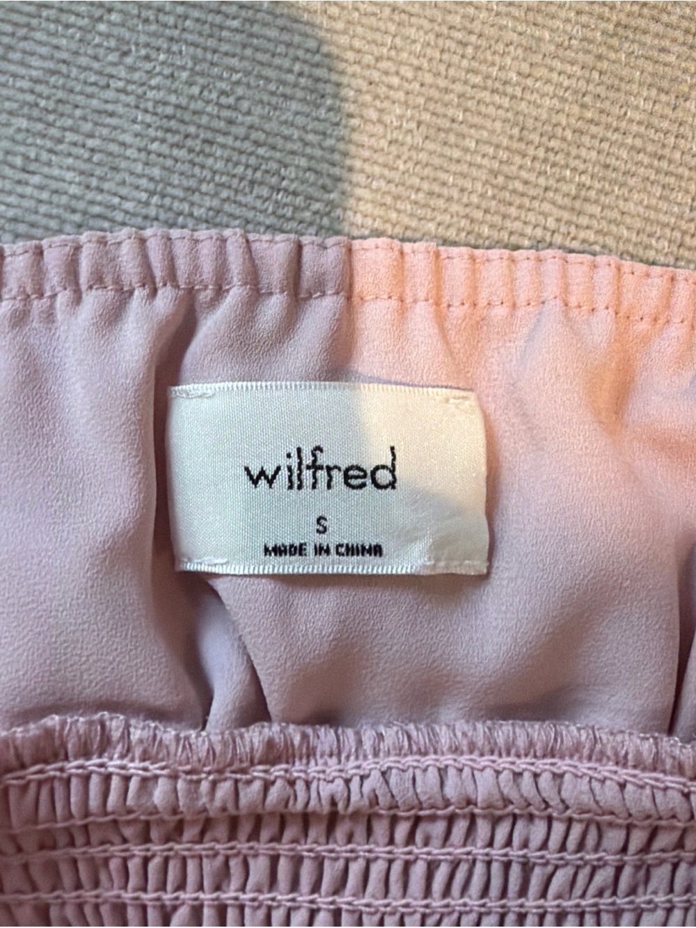 WILFRED Aritzia Pink Floral Dress - Picture 3 of 3